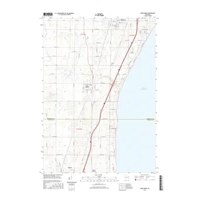 2016 Map of Cedar Grove, 2016 Print
