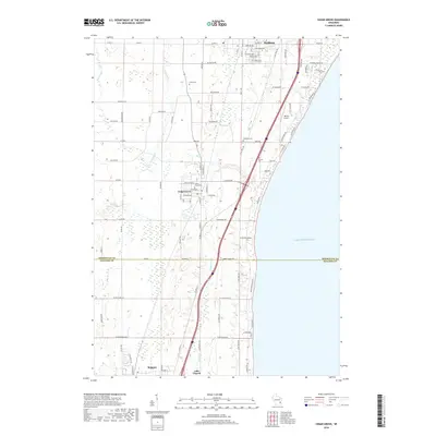 2018 Map of Cedar Grove, 2018 Print
