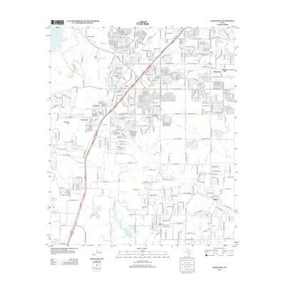 2012 Map of Cedar Hill, 2012 Print
