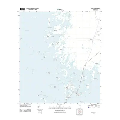 2012 Map of Cedar Key, 2012 Print