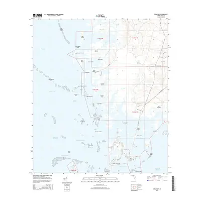 2015 Map of Cedar Key, 2015 Print