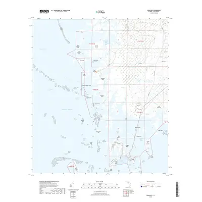 2018 Map of Cedar Key, 2018 Print
