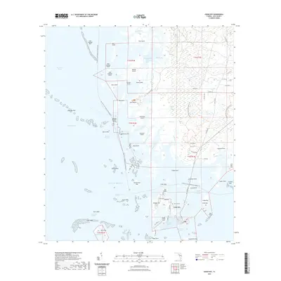 2021 Map of Cedar Key, 2021 Print