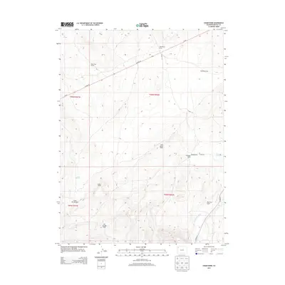 2013 Map of Cedar Knob, 2013 Print