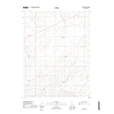 2019 Map of Cedar Knob, 2019 Print
