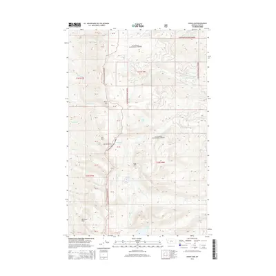 2014 Map of Cedar Lake, 2014 Print