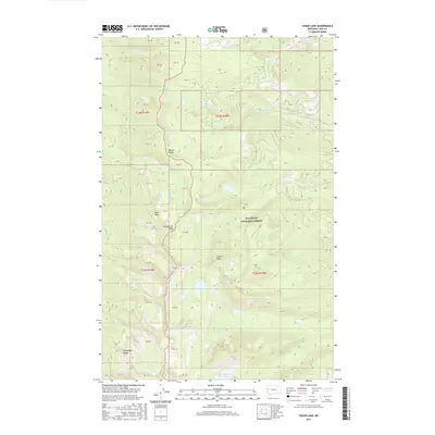 2017 Map of Cedar Lake, 2017 Print