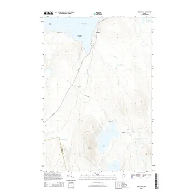 2014 Map of Cedar Lake, 2014 Print