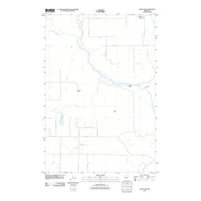 2010 Map of Cedar Lake, 2010 Print