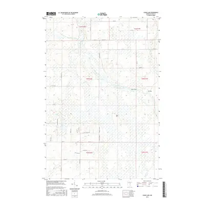 2016 Map of Cedar Lake, 2016 Print