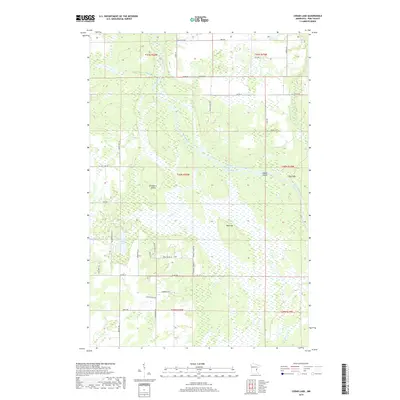 2019 Map of Cedar Lake, 2019 Print