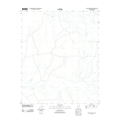 2011 Map of Cedar Lake Wash, 2011 Print