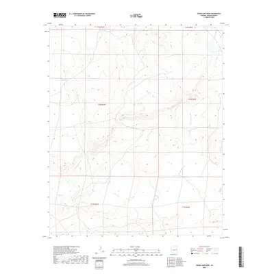 2018 Map of Cedar Lake Wash, 2018 Print