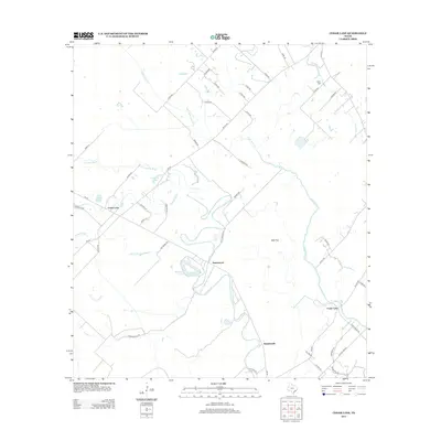 2013 Map of Cedar Lane, 2013 Print