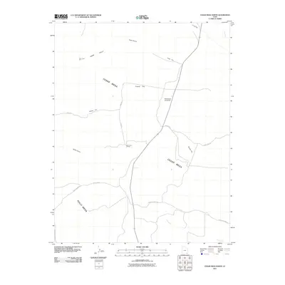 2011 Map of Cedar Mesa North, 2011 Print