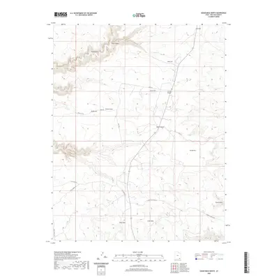 2020 Map of Cedar Mesa North, 2020 Print