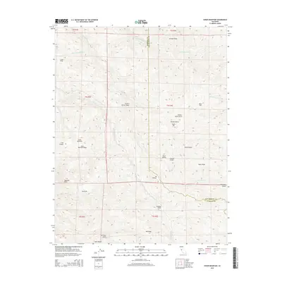 2015 Map of Cedar Mountain, 2015 Print