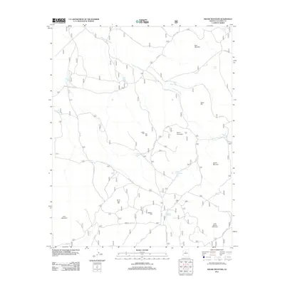 2012 Map of Cedar Mountain, 2012 Print