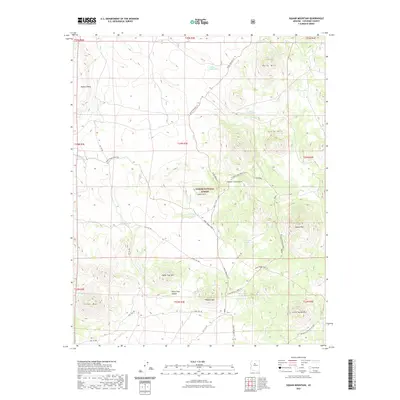 2021 Map of Cedar Mountain, 2021 Print