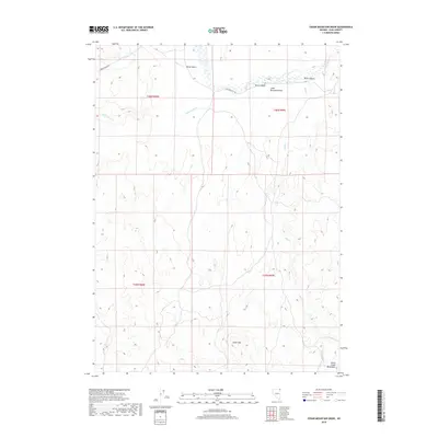 2018 Map of Cedar Mountain Draw, 2018 Print