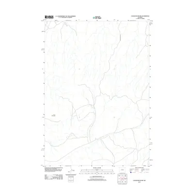 2012 Map of Cedar Mountain, 2012 Print