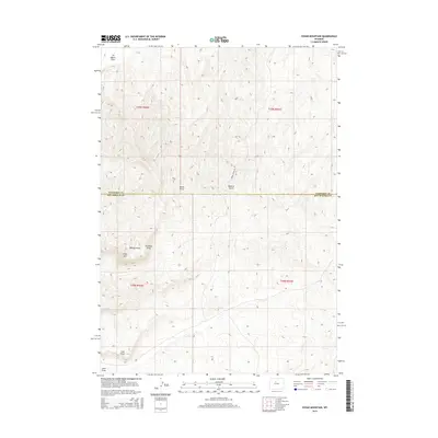 2015 Map of Cedar Mountain, 2015 Print