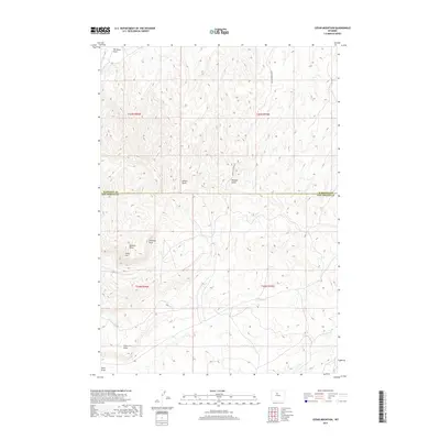 2017 Map of Cedar Mountain, 2017 Print