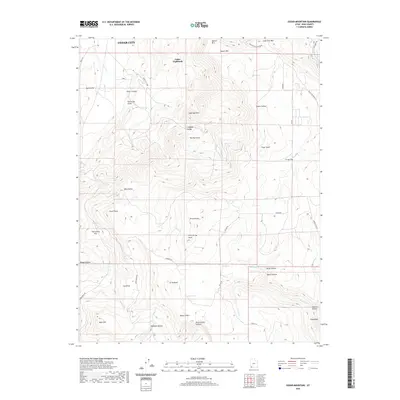 2020 Map of Cedar Mountain, 2020 Print