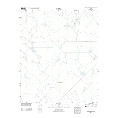 2013 Map of Cedar Mountain, 2013 Print