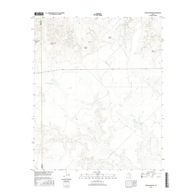 2016 Map of Cedar Mountain, 2016 Print