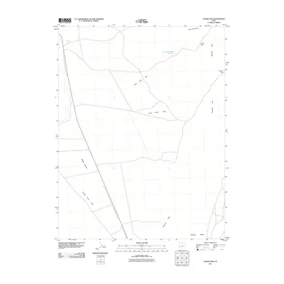 2011 Map of Cedar Pass, 2011 Print