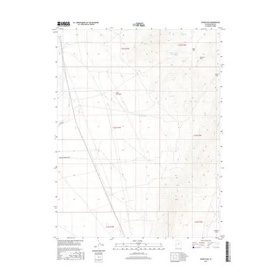 2017 Map of Cedar Pass, 2017 Print