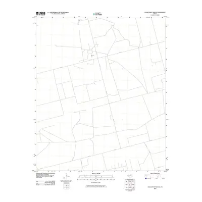 2010 Map of Cedar Point Ranch, 2010 Print