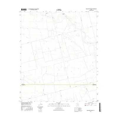 2016 Map of Cedar Point Ranch, 2016 Print