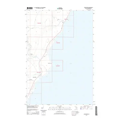 2014 Map of Cedar River, 2014 Print