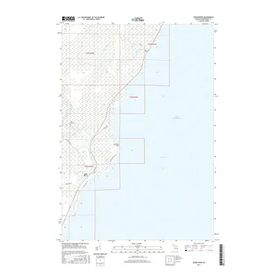 2017 Map of Cedar River, 2017 Print