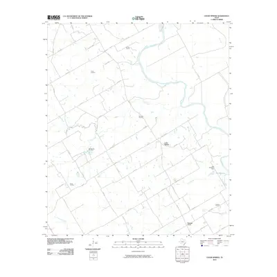 2010 Map of Cedar Springs, 2010 Print