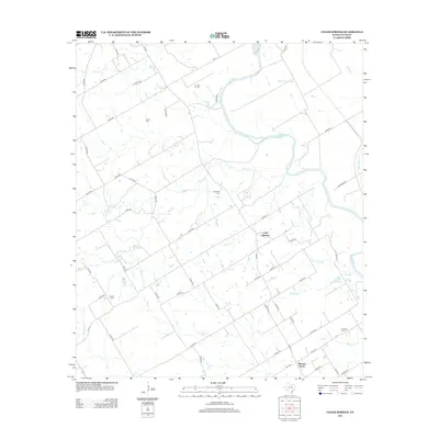 2013 Map of Cedar Springs, 2013 Print