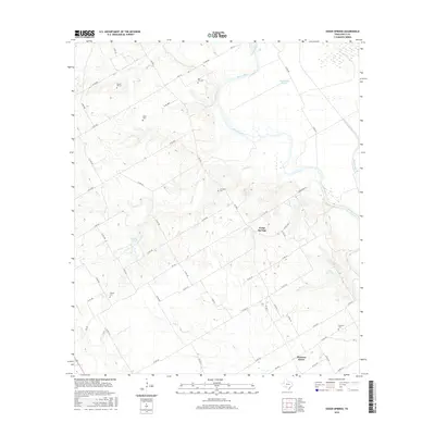 2016 Map of Cedar Springs, 2016 Print