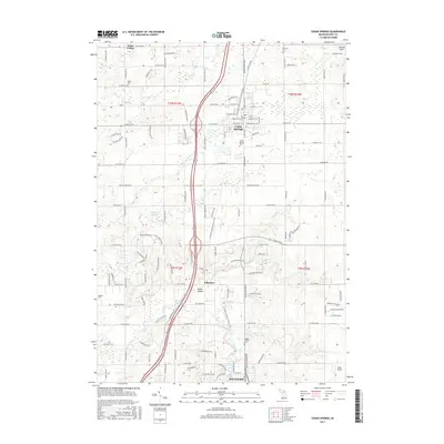 2017 Map of Cedar Springs, 2017 Print