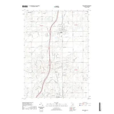 2019 Map of Cedar Springs, 2019 Print
