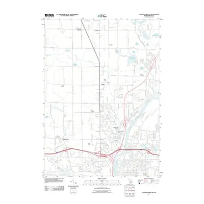 2011 Map of Cedar Springs SW, 2011 Print