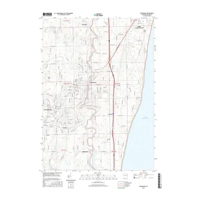 2016 Map of Cedarburg, 2016 Print