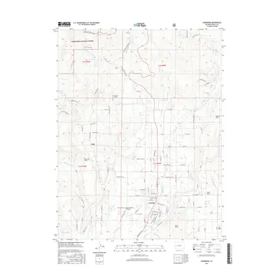 2016 Map of Cedaredge, 2016 Print