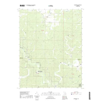 2017 Map of Cedargrove, 2017 Print