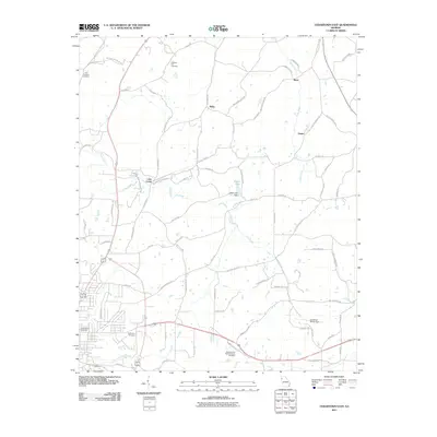 2011 Map of Cedartown East, 2011 Print