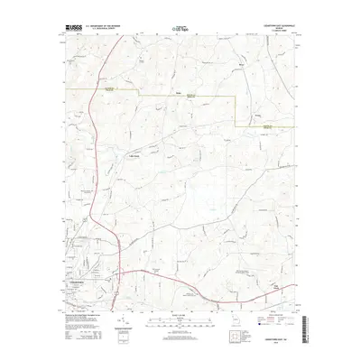 2014 Map of Cedartown East, 2014 Print
