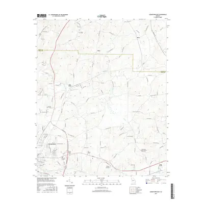 2017 Map of Cedartown East, 2017 Print