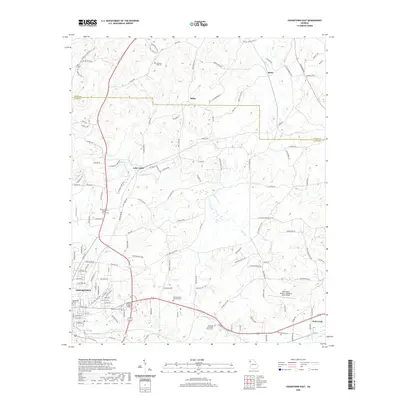 2020 Map of Cedartown East, 2020 Print