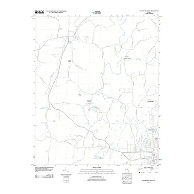 2011 Map of Cedartown West, 2011 Print